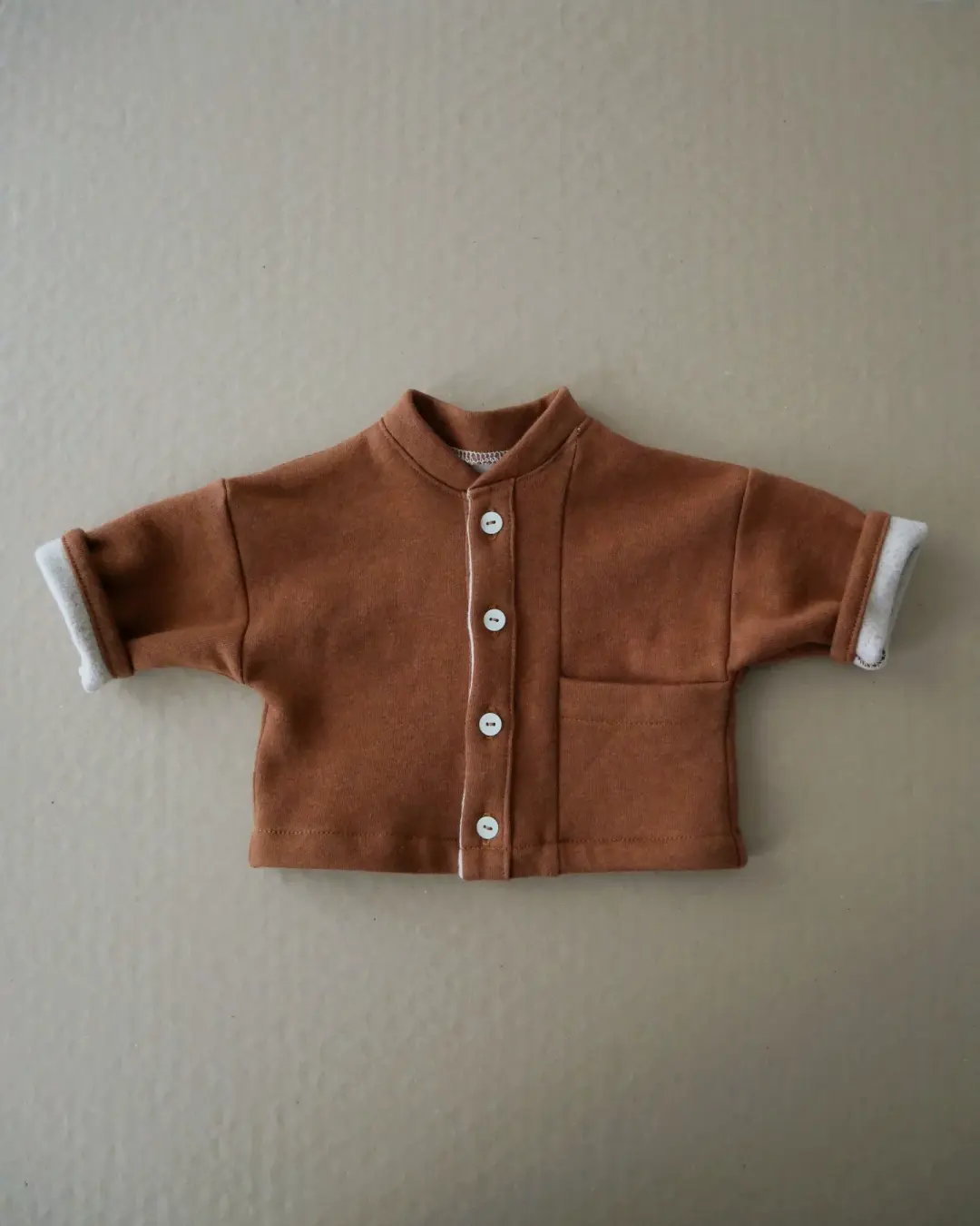 VESTE SWEAT caramel / SWEAT JACKET caramel