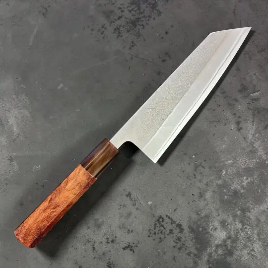 Yoshikane White #2  Nashiji Bunka 165mm Amboyna Special Edition