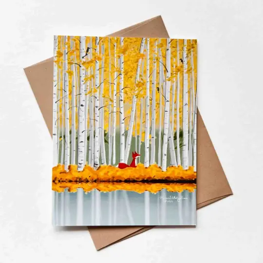 Birch Forest Card