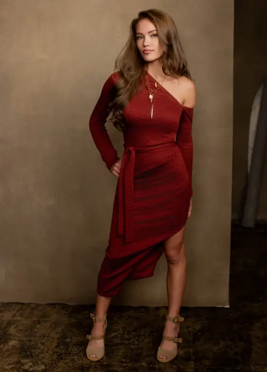 Dasha Dress in Cedar