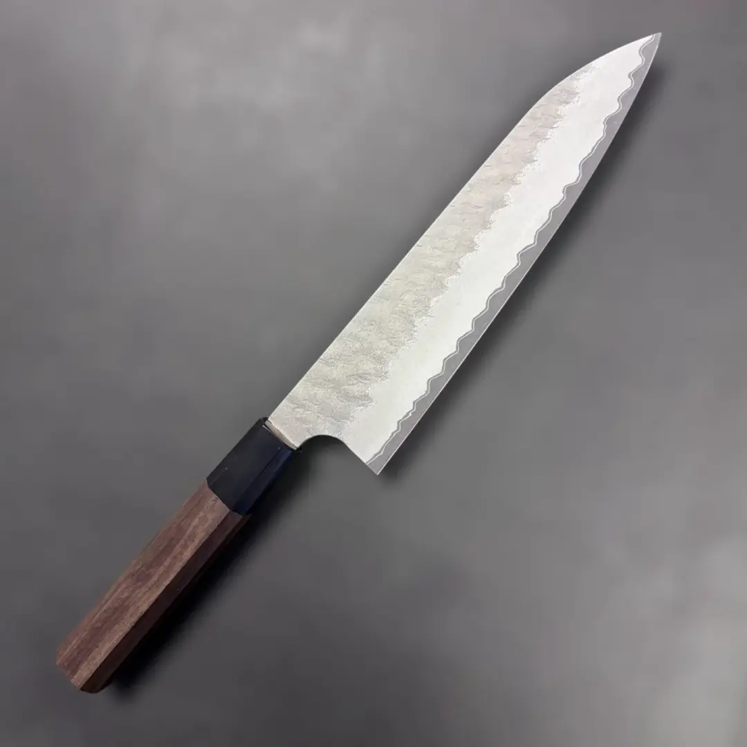 Nigara Aogami Super Migaki Tsuchime Gyuto 210mm