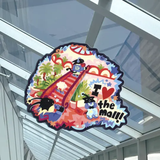 I <3 the mall sticker