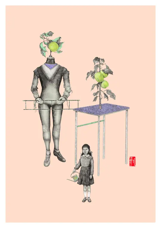 Climb the Ladder – Archival Art Print