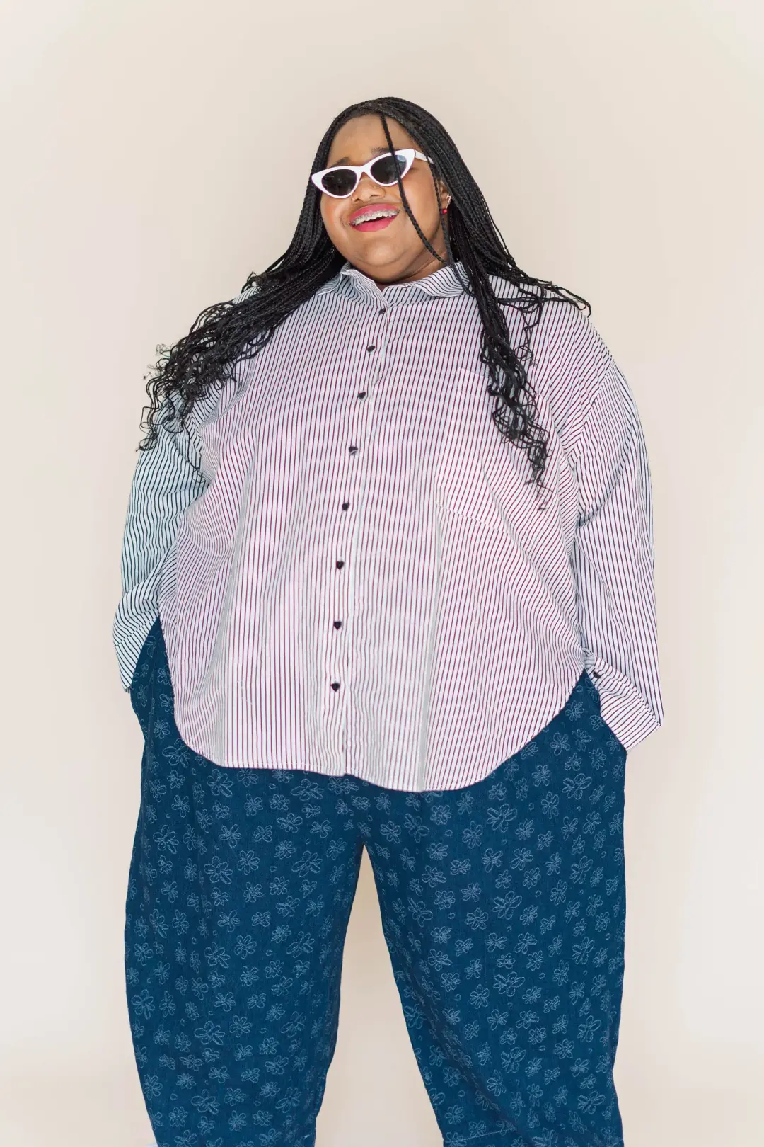STRIPED LINEN SEPTEMBER TOP
