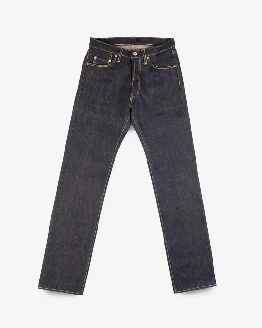 25oz Selvedge Denim Straight Cut Jeans - Indigo