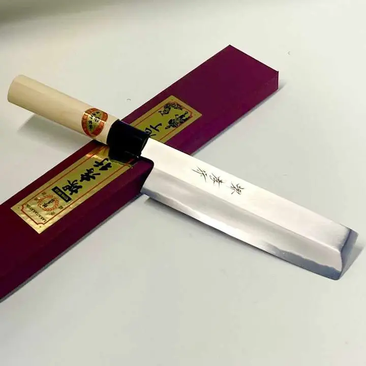 Sakai Takayuki Kasumitogi (White steel) Japanese Chef's Usuba(Vegetable) 180mm