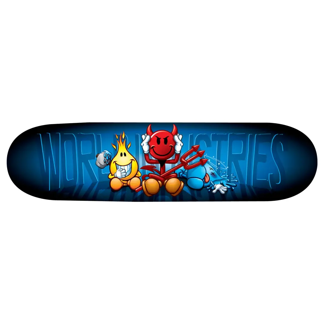 See no evil World Industries skateboard