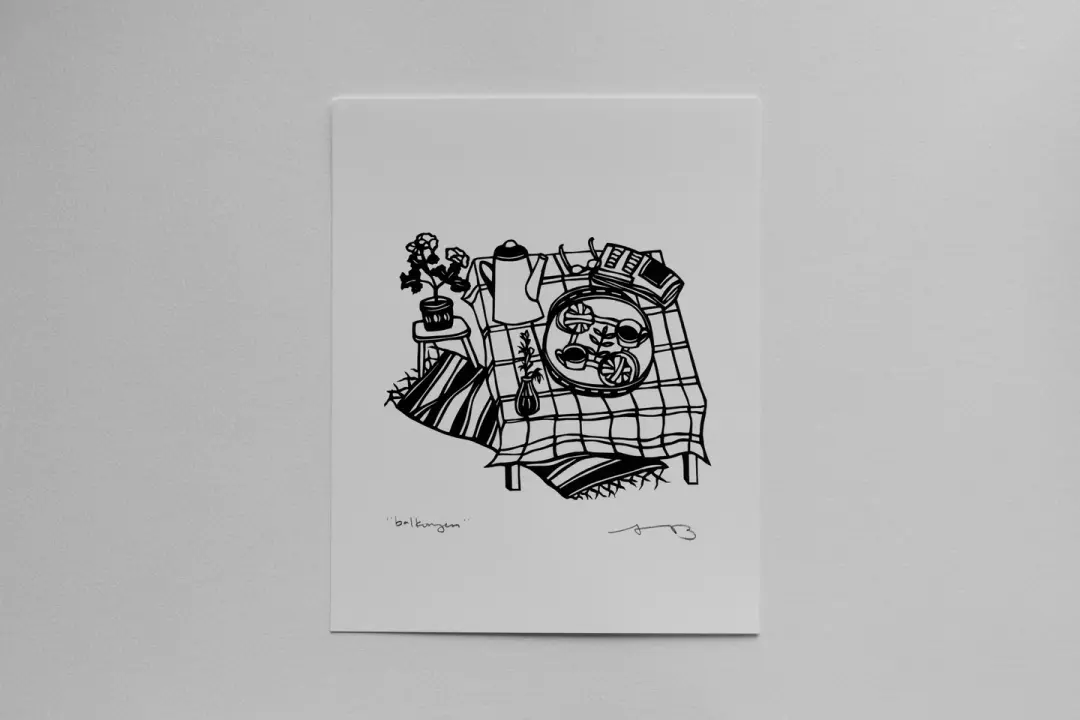 "Balkongen" 8x10" print
