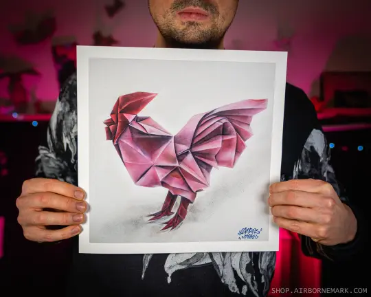 The Rooster Gilcee Print