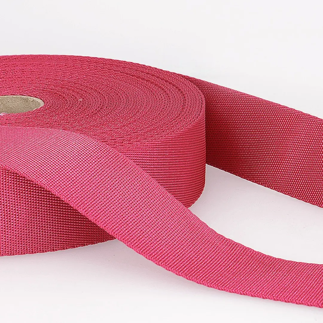 35mm Polyester Webbing in Fuschia