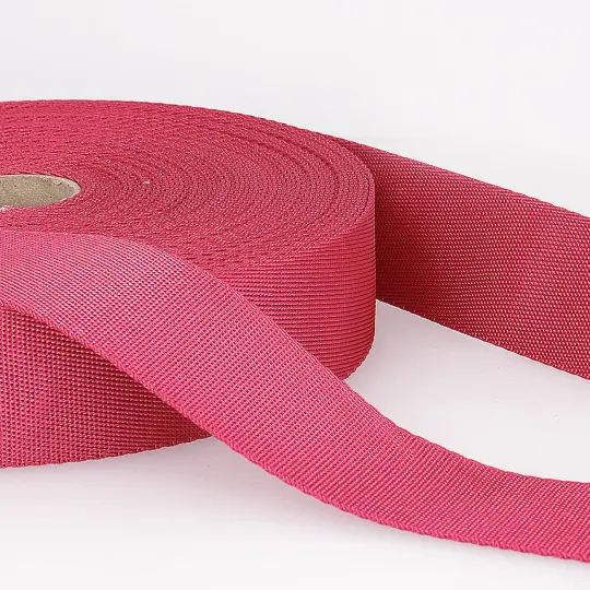 35mm Polyester Webbing in Fuschia