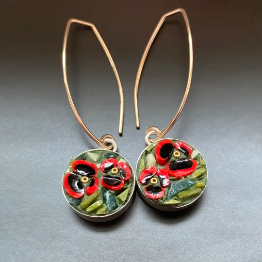 Poppy Rounds Dangle