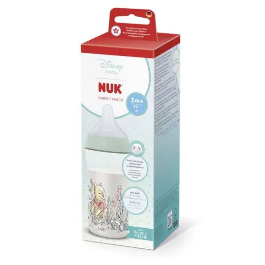 NUK Perfect Match Winnie the Pooh 3m+ Bottle