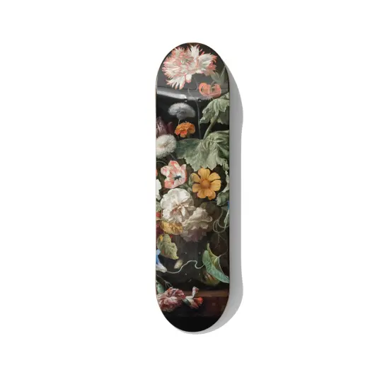 Ruysch Still-Life with Flowers Skateboard Art
