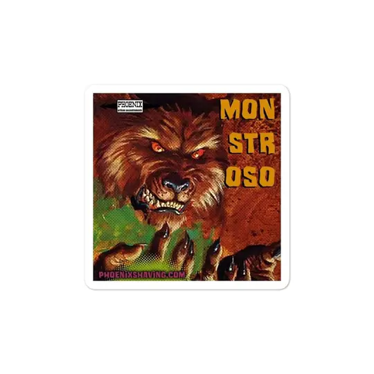 Monstroso Vinyl Bubble-Free Stickers | Available in 2 Sizes