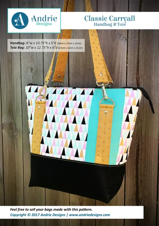 Classic Carryall Handbag & Tote