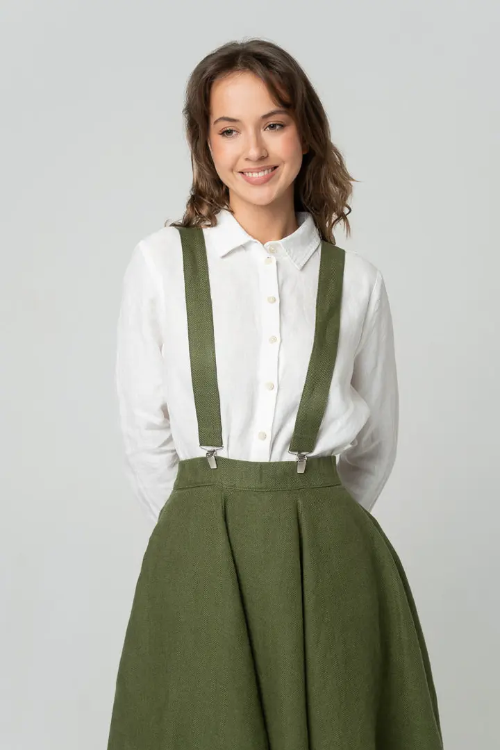 Suspenders – Adjustable Twill Linen Straps