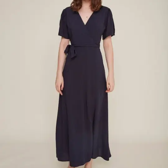 Silvia Dress in Navy