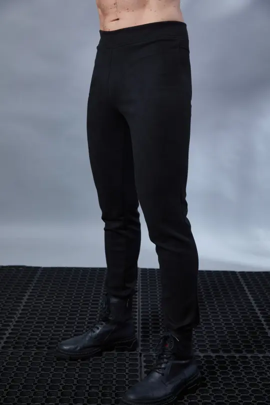 PA-LG Black meggings, men's leggings