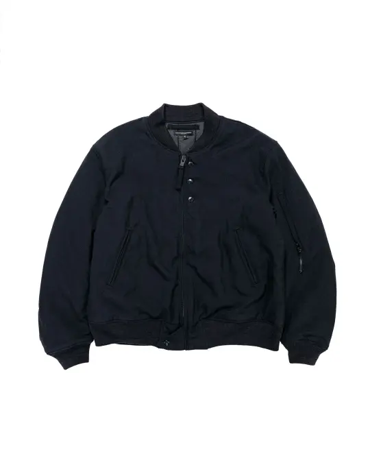 Engineered Garments Aviator Jacket Dark Navy Wool Uniform Serge