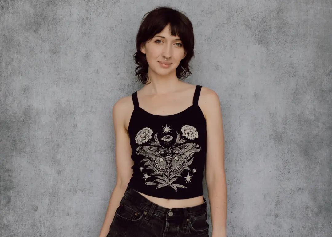 Moth and Eye Cami Crop