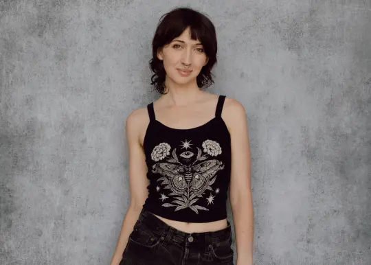 Moth and Eye Cami Crop