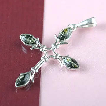 Green Amber Cross