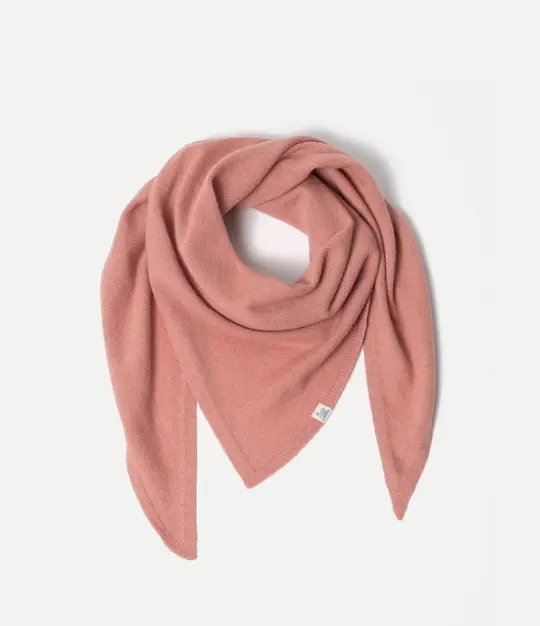 Medium Size Merino-Cashmere-Silk Triangle Scarf