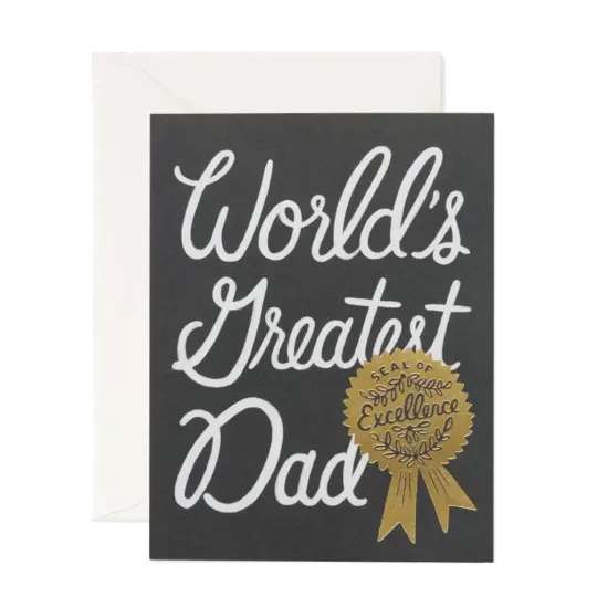 World's Greatest Dad Card
