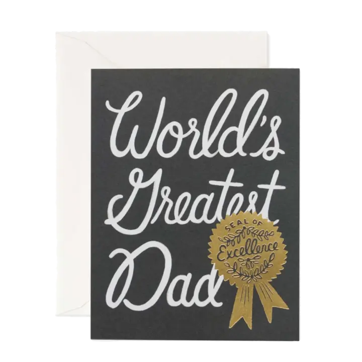 World's Greatest Dad Card