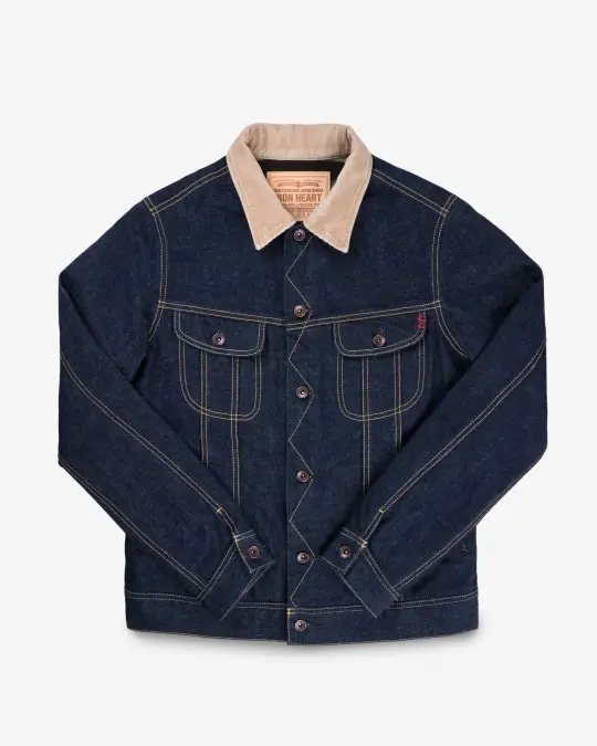 18oz Selvedge Denim Storm Rider Jacket - Indigo