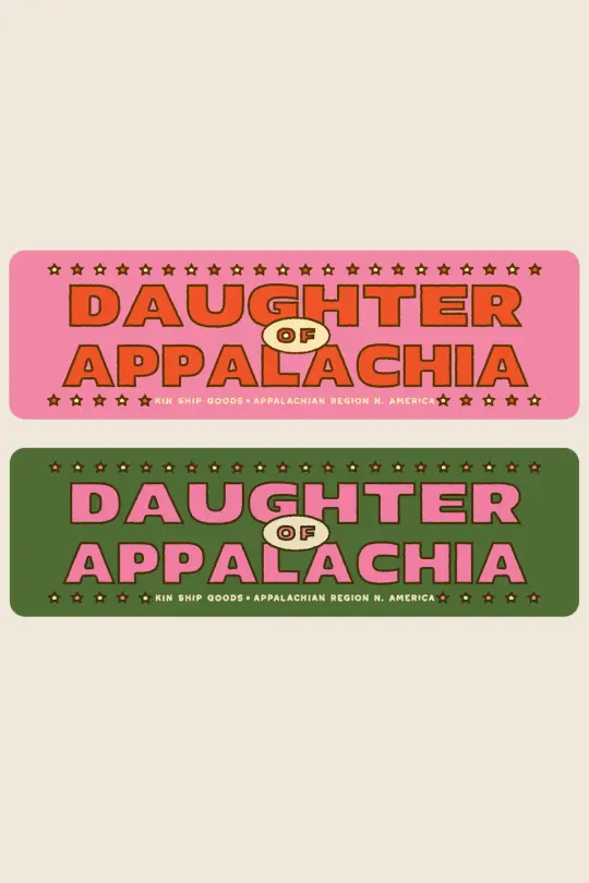 Daughter of Appalachia Bumper Sticker