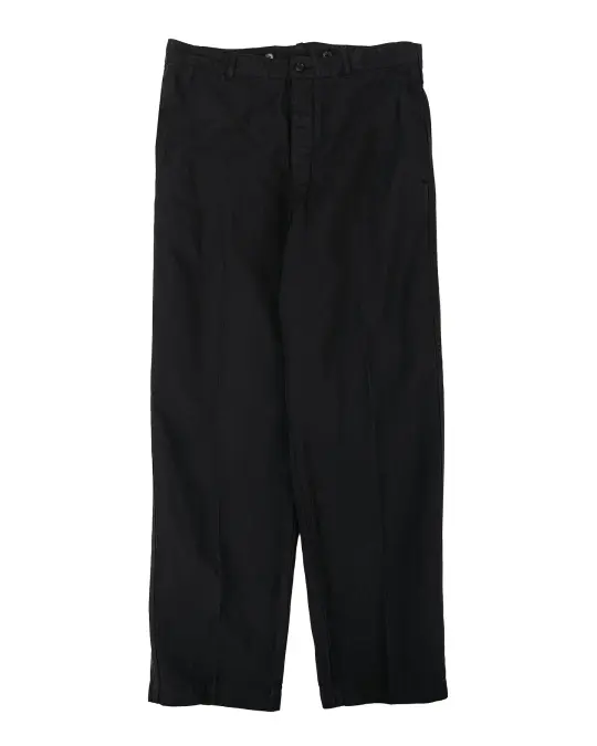 KAPTAIN SUNSHINE Gaba. Buckleback Work Slacks Black