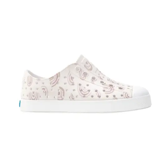 Jefferson Print Child Shell White / Shell White / Barely Flax Rainbow (J5, J6 left!)