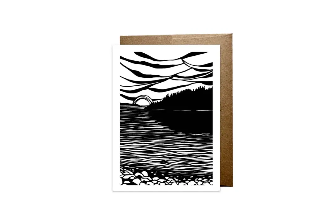 "Morning Sunrise" card