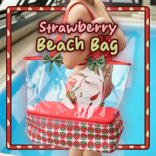 Strawberry Beach Bag