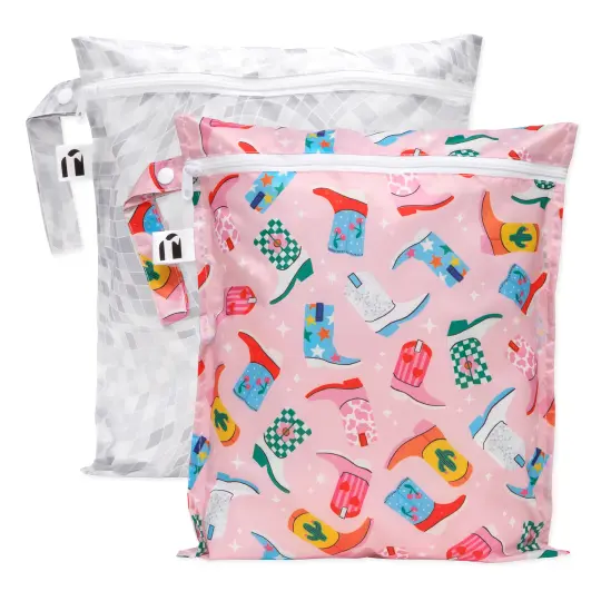 Wet Bag 2 Pack: Disco Boots