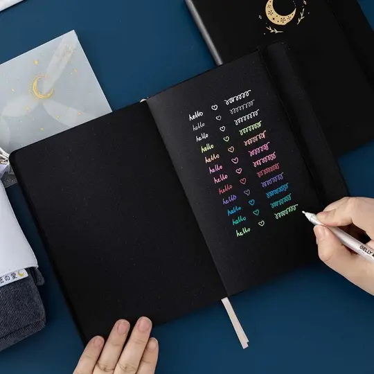 Tsuki Black Paper Limited Edition Hardcover Bullet Journals ☾