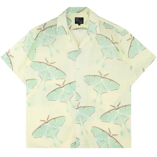 Luna Moth Button Up