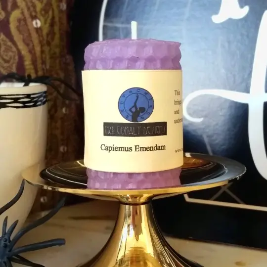 Capiemus Emendam Mini Candle