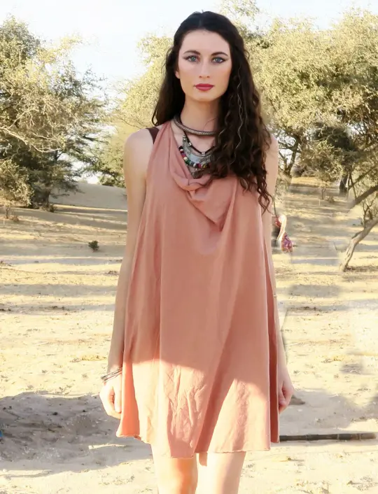 Float Neck Racerback Wanderer Tunic