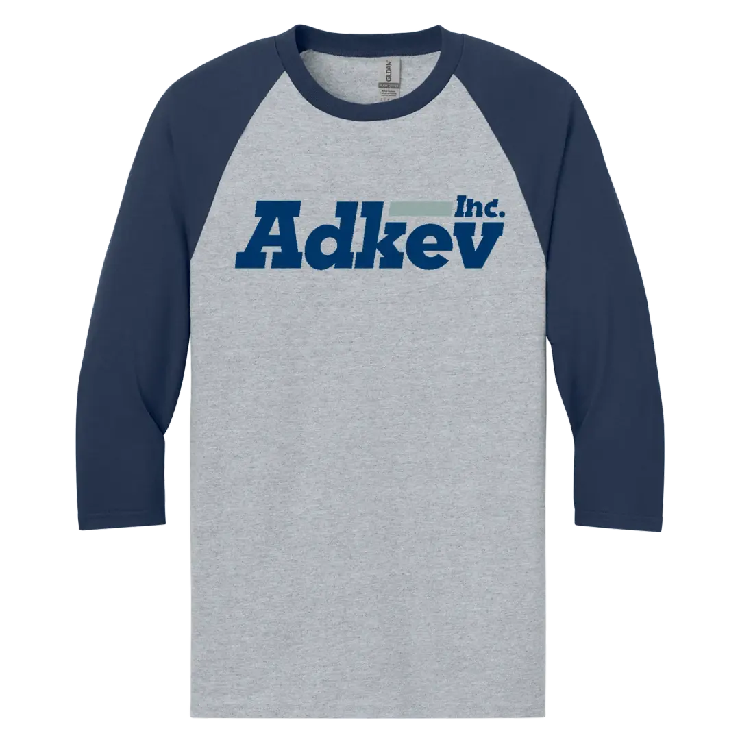 Adkev 5700 Gildan 3/4 Sleeve Raglan Tee