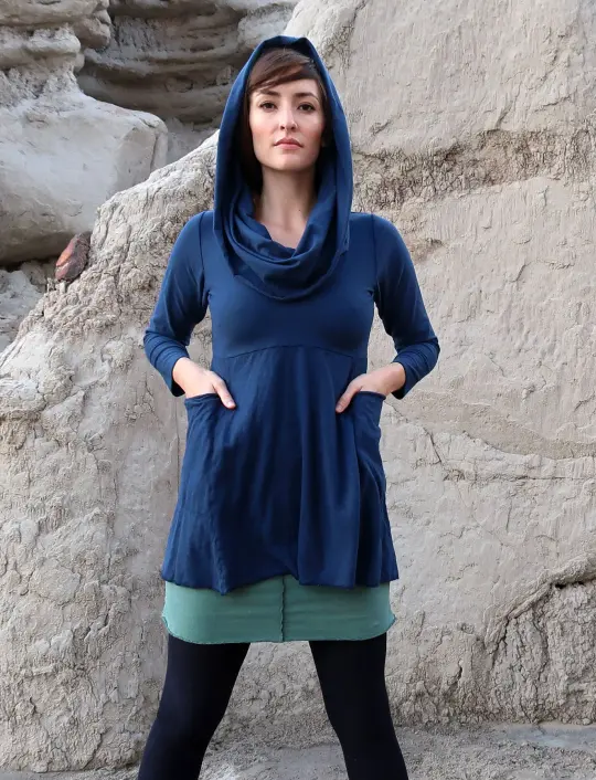 Super Cowl Perfect Pockets Eclipse Tunic