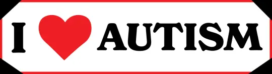 I <3 AUTISM Bumper Sticker