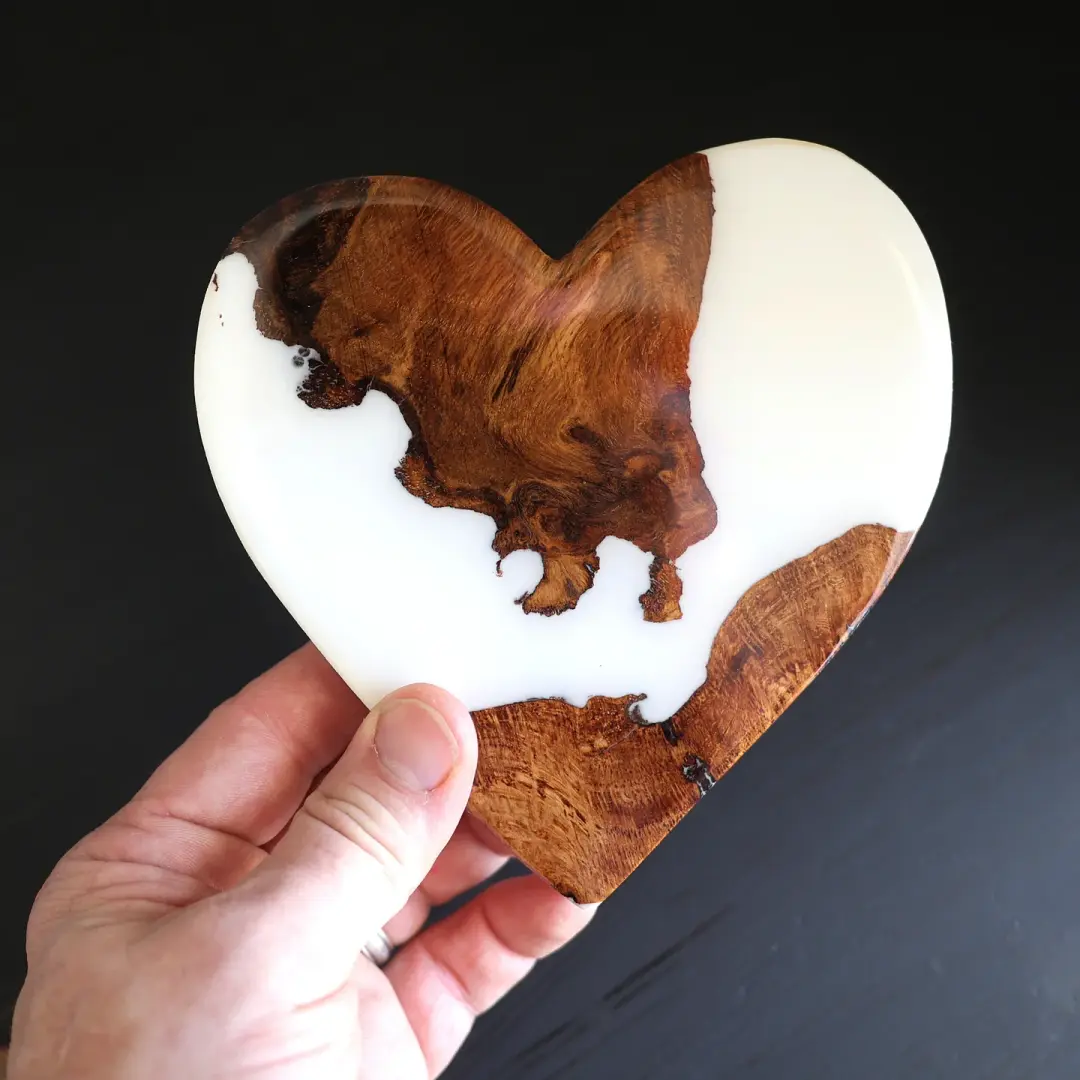 Limited Edition ✨ Oak & Resin Hearts