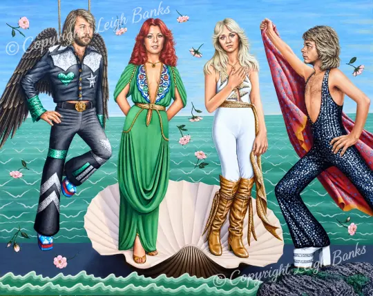Abba 'Super Troupers' by Leigh Banks (Limited Edition Prints)