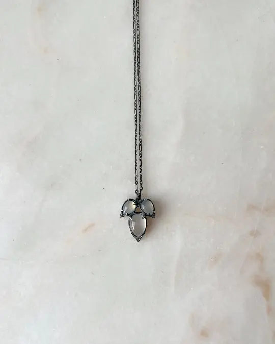 The Sharpest Thorn III // Fine Chain Gemstone Necklace
