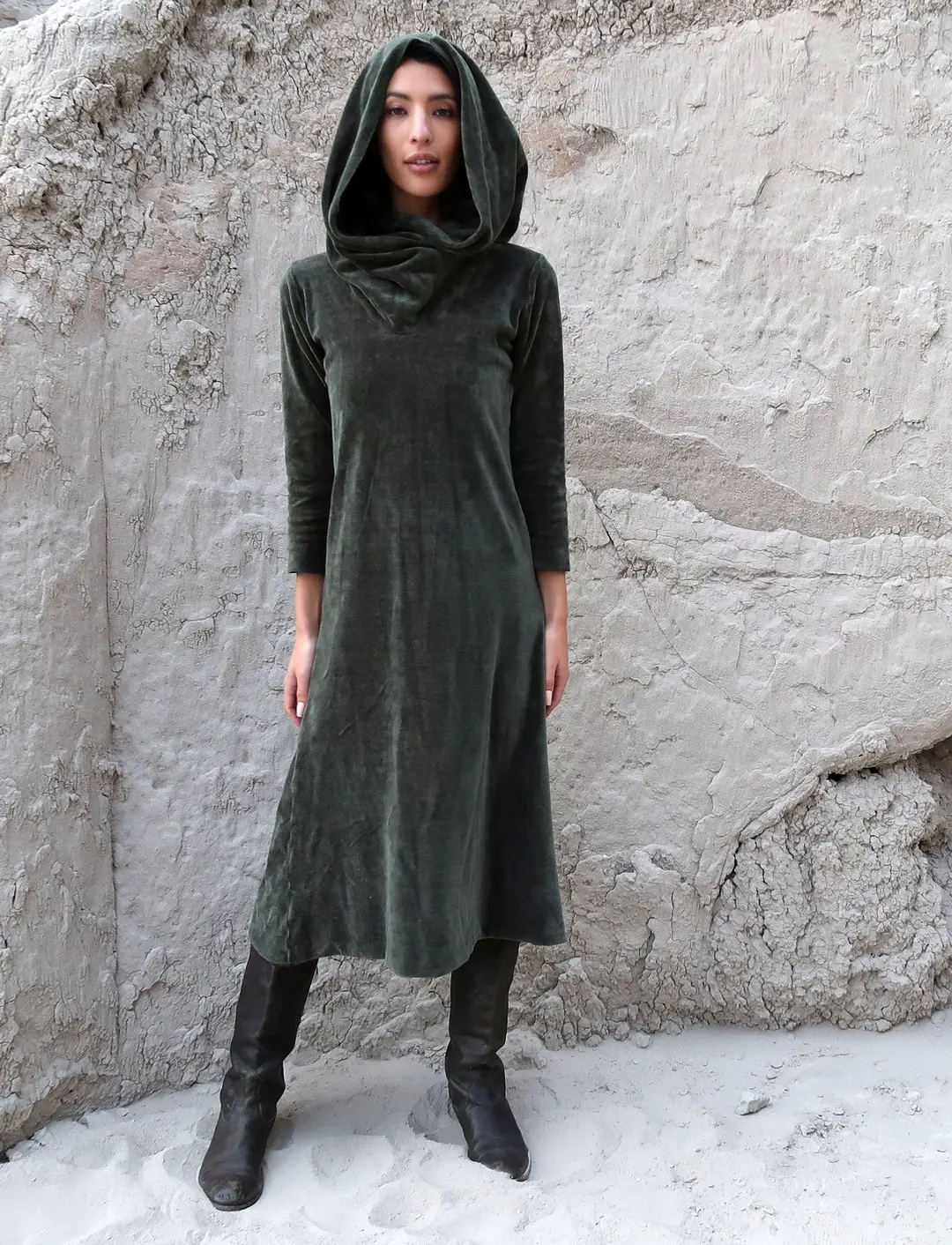 VELOUR Ewok Simplicity Below Knee Dress