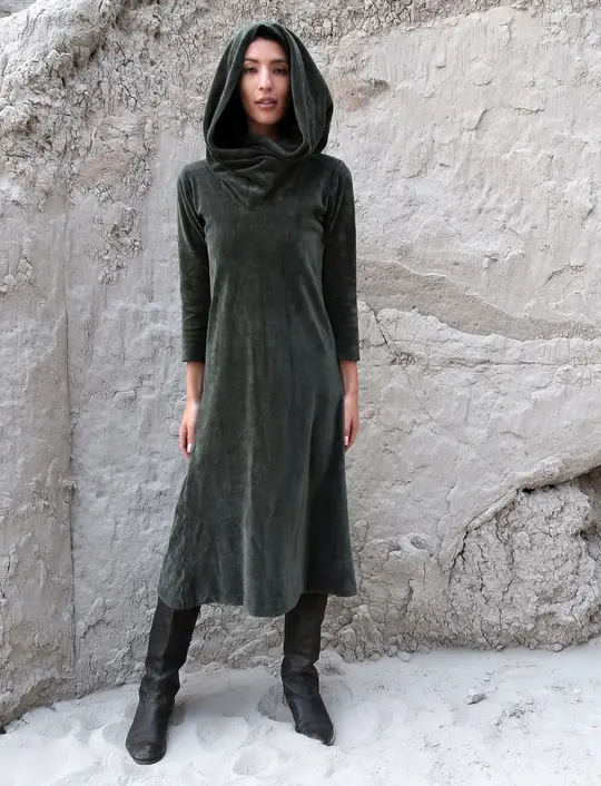 VELOUR Ewok Simplicity Below Knee Dress