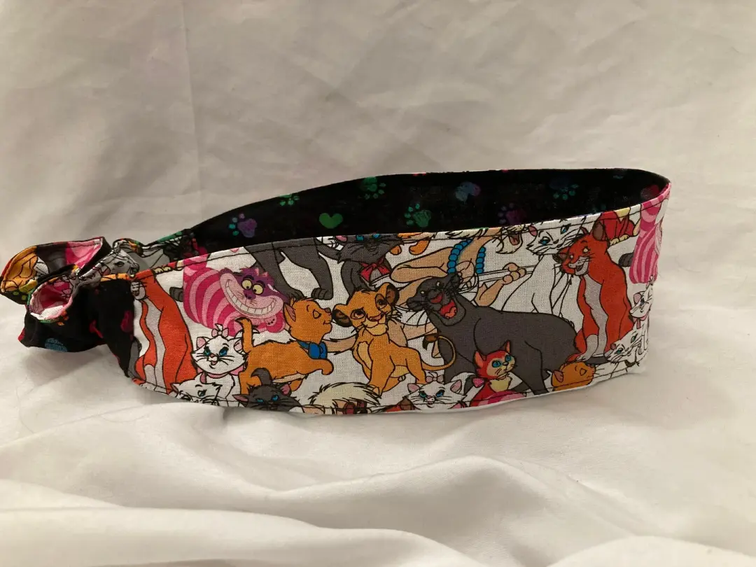 Animated Cats Reversible Headband